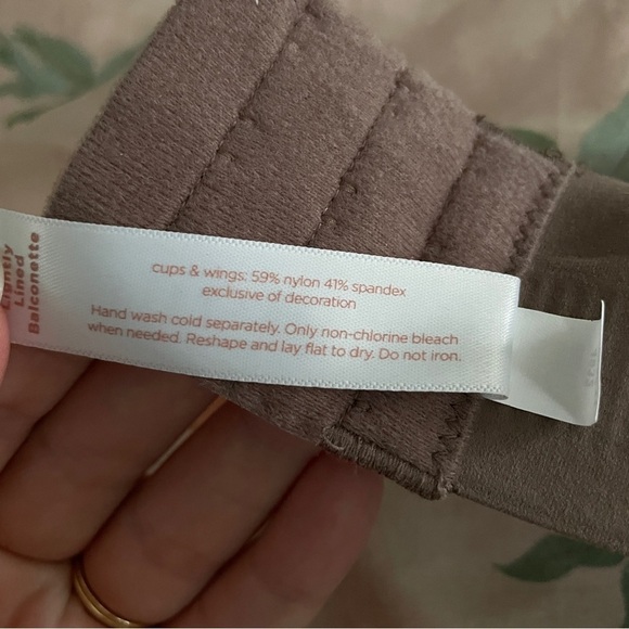 NWT Lane Bryant Modern Luxe Lightly Lined Balconette Bra Deep Purple Taupe 40C - Picture 9 of 9